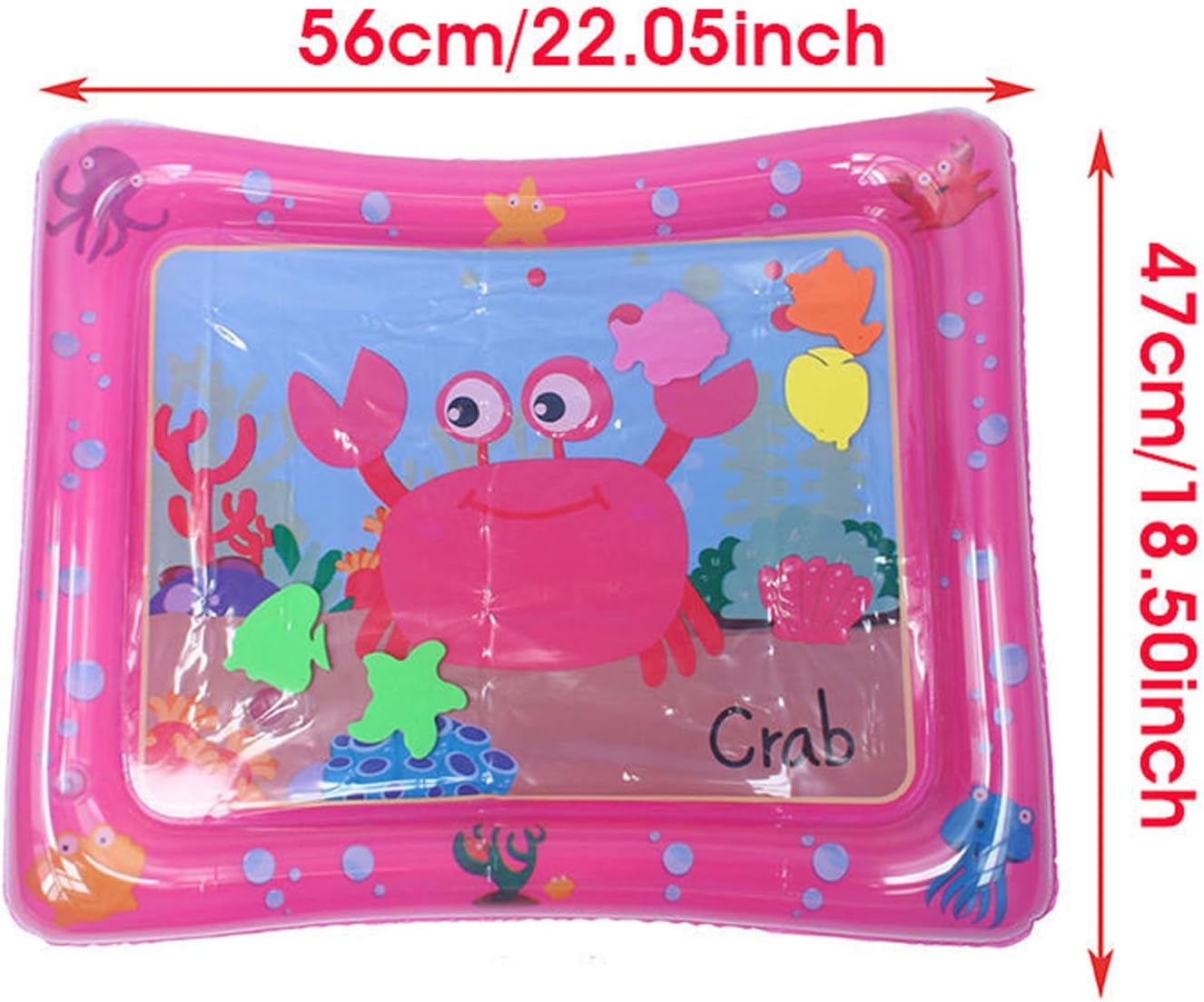 Summer Water Mat for Pets, Sensory Water Play Mat for Cats, Summer Water Play Mat, Interactive Cat Toy, Water Mat Water Toy for Cats, Dogs (E, 1) image number 4