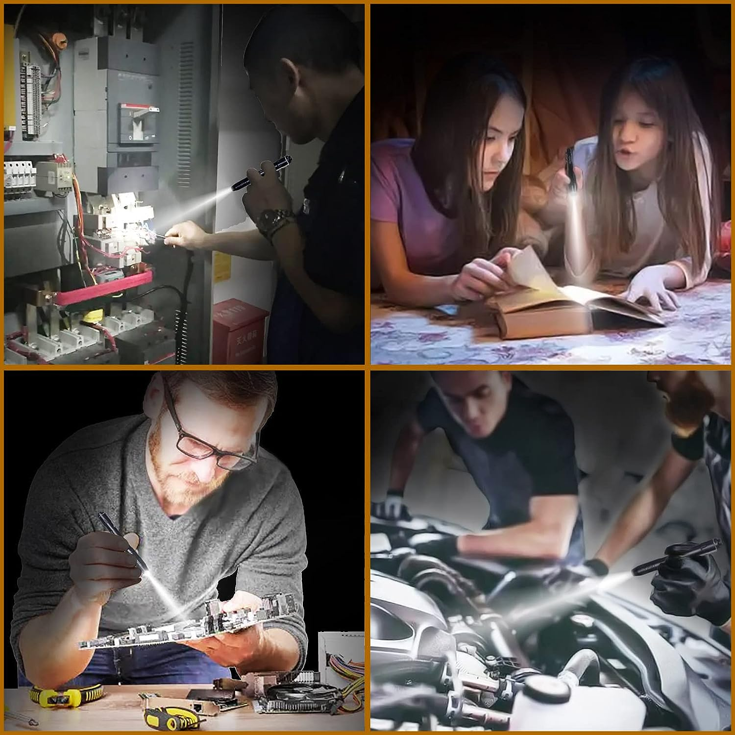 LIGHTFE D12 Zoomable Pen Light, Reusable Medical Pocket Light with Clip, Waterproof and Anti-Drop White Light Penlight Flashlight, Medical Penlight for Nurses, Doctors and Nursing Students image number 5