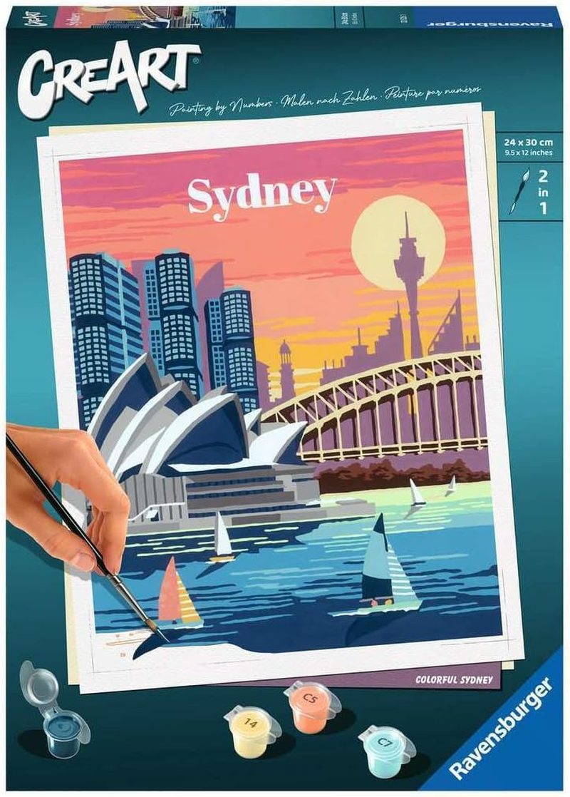 Ravensburger Creart - Malen Nach Zahlen 23526 - Colorful Sydney - Ab 12 Jahren image number 6