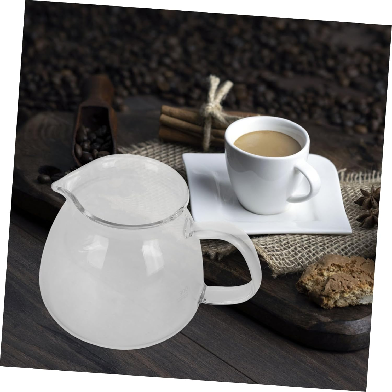 Ipetboom Glass Coffee Pot Manual Server Pot for Tea Making Small Glass Pitcher for Coffee Beaker image number 5