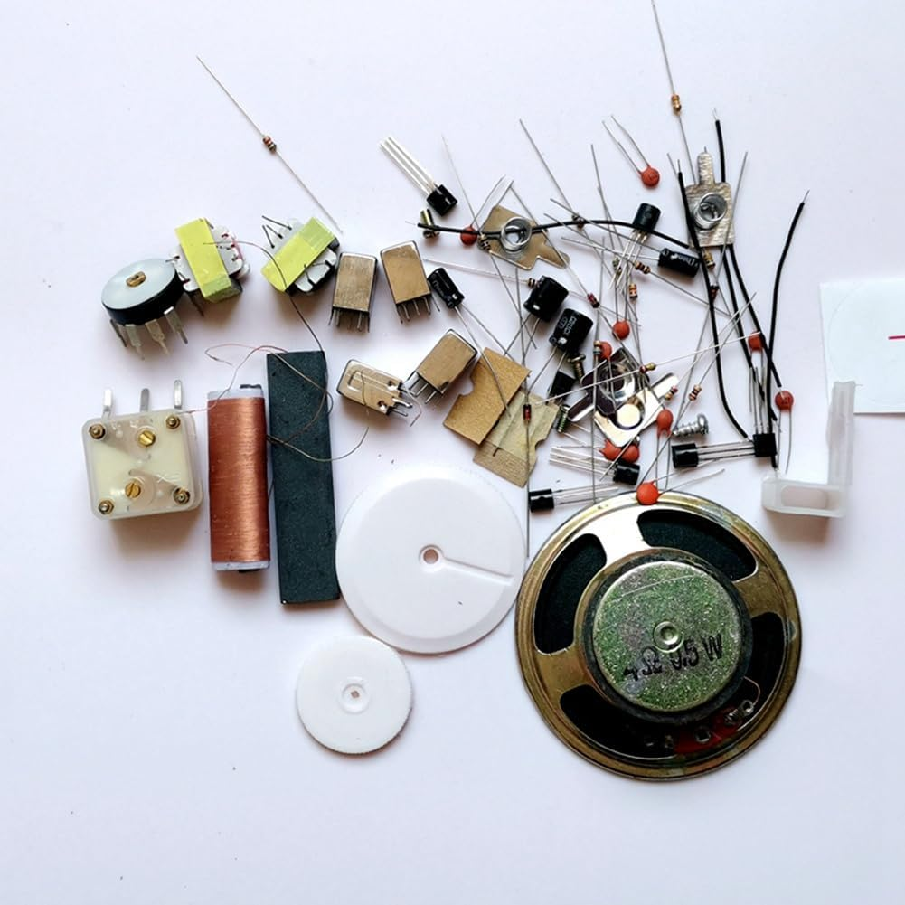 1 Set 7 Tube AM Radio Electronic DIY Kit Electronic Learning Kit HX108-2 DIY Kit without Battery image number 1