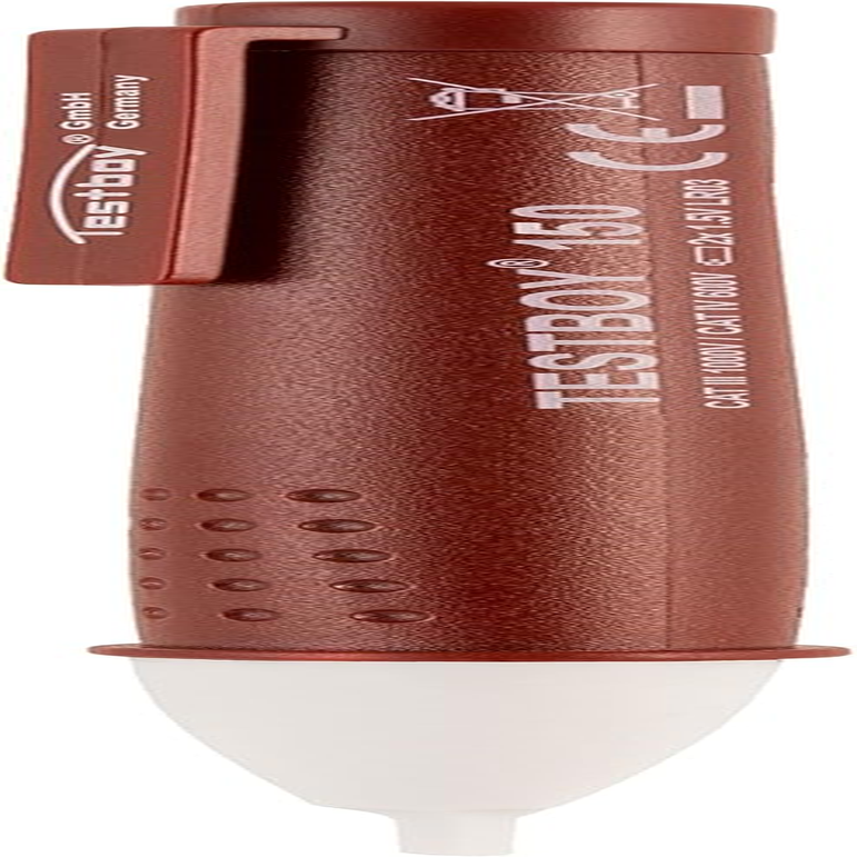 Testboy 150 Non-Contact Voltage Tester 12V AC with Optical Display (Volt Detector, Capacitive Measurement, Includes LED Flashlight, CAT III 1000V, ABS Plastic Housing) Red image number 1