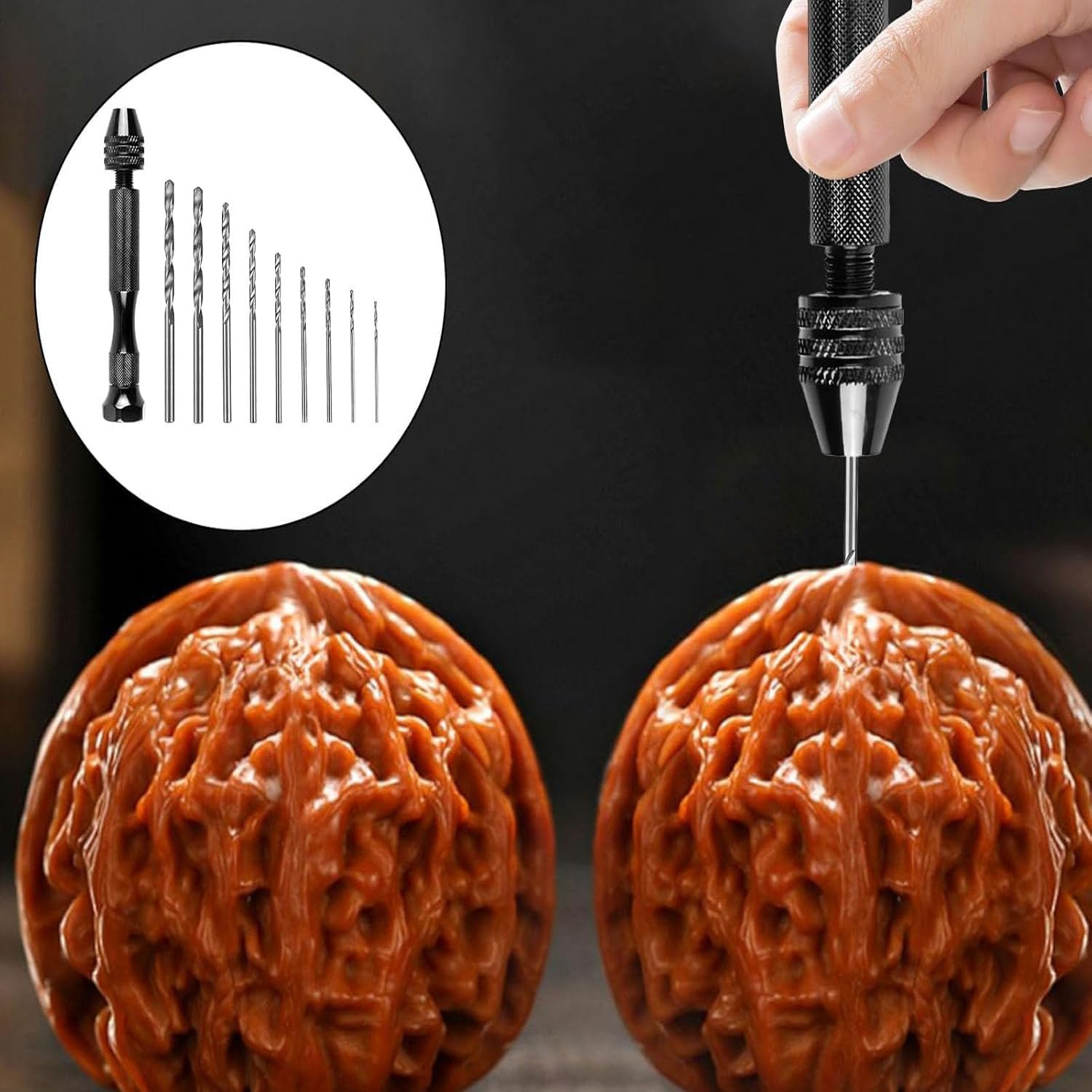 Limcryspp 25-Piece Mini Twist Drill Set, Small Drill Bits, Twist Drill Bits, Suitable for Wood, Jewelry, Plastic, Metal and Model Making - Rotating Tools, Power Tools, Suitable for DIY Handicrafts image number 2