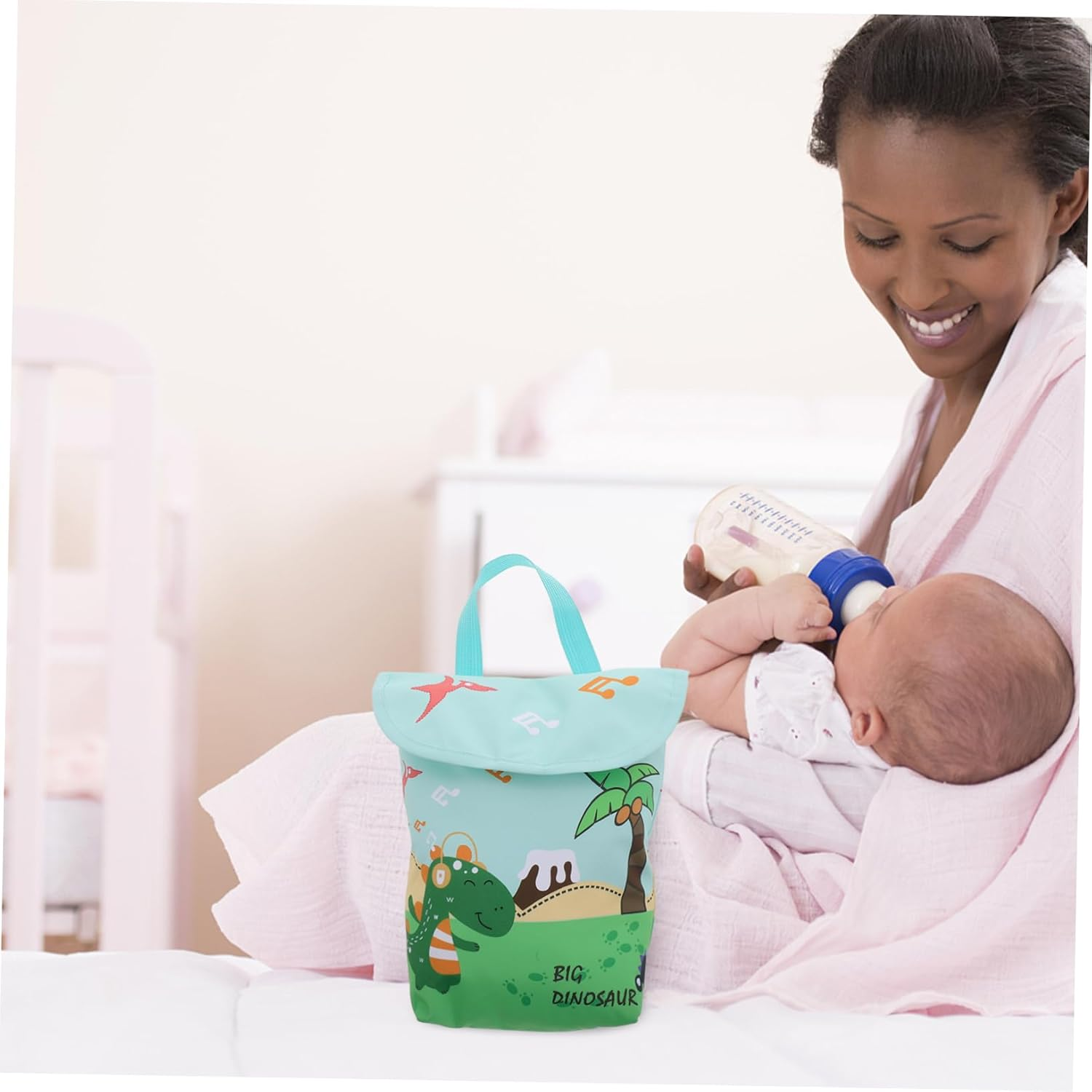 MERRYHAPY Elegant Diaper Bag Pouch Wet Dry Separation Convenient for Boys Swimsuit Laundry image number 6