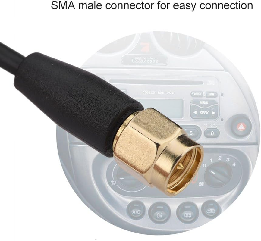 Car Antenna,Richre-R DAB Digital Car Radio Aerial Antenna with Glass Mount SMA Male Plug image number 4