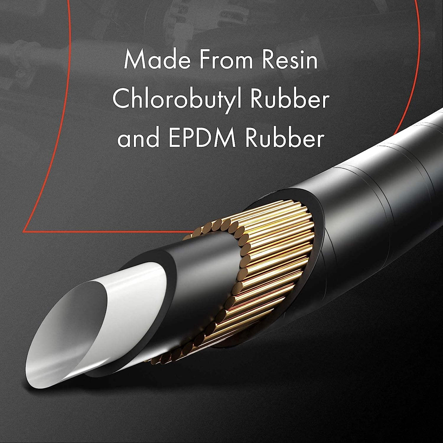 A-Premium A/C Discharge Line Hose Assembly Compatible with Mazda 3 2004-2009 2.0L, 3 2004-2008 2.3L, Compressor to Condenser image number 2