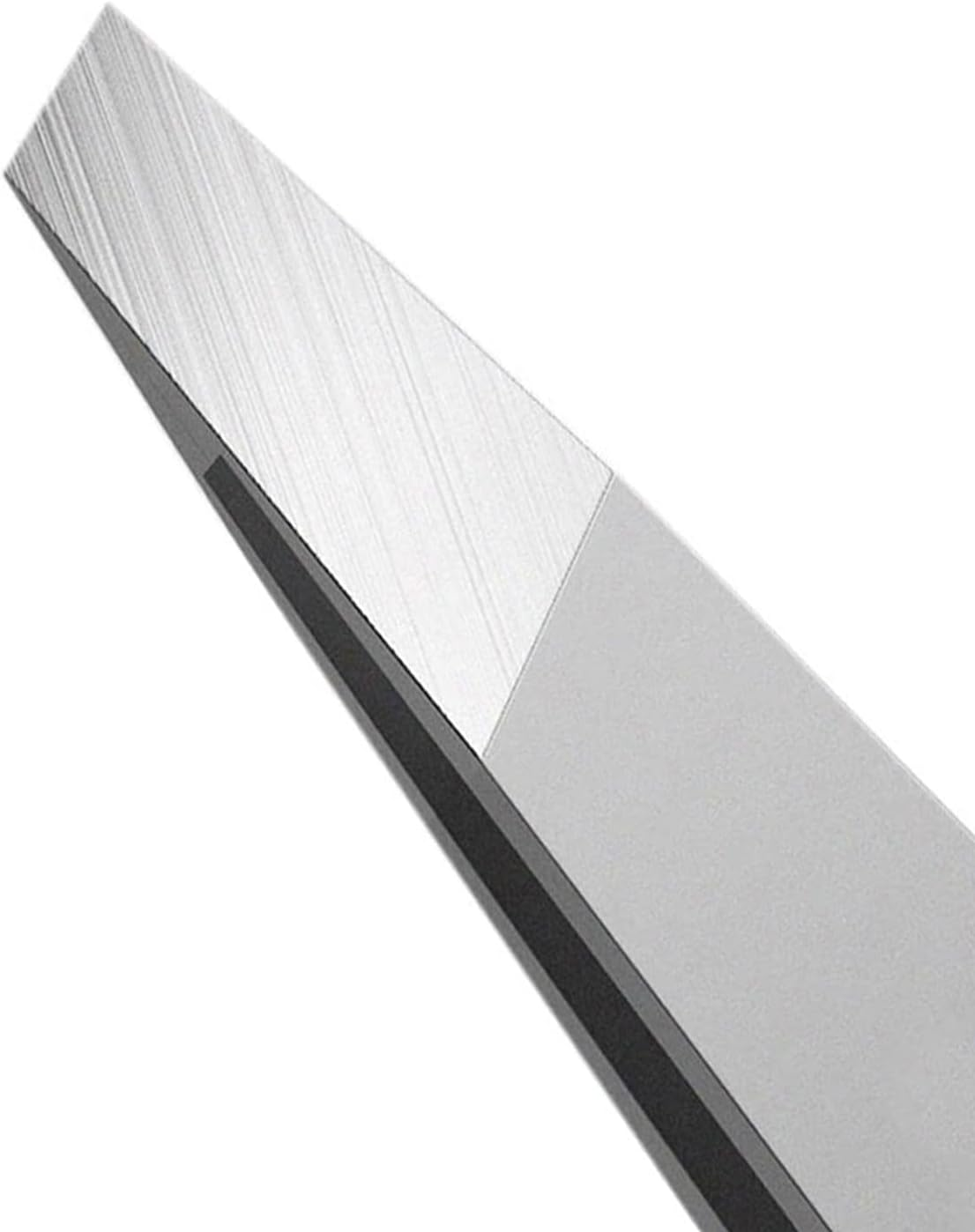 RIBHNXHI Stainless Steel Slant Tweezer Silver Eyebrow Tweezers for Eyelash Extensions and Makeup Professional Tools