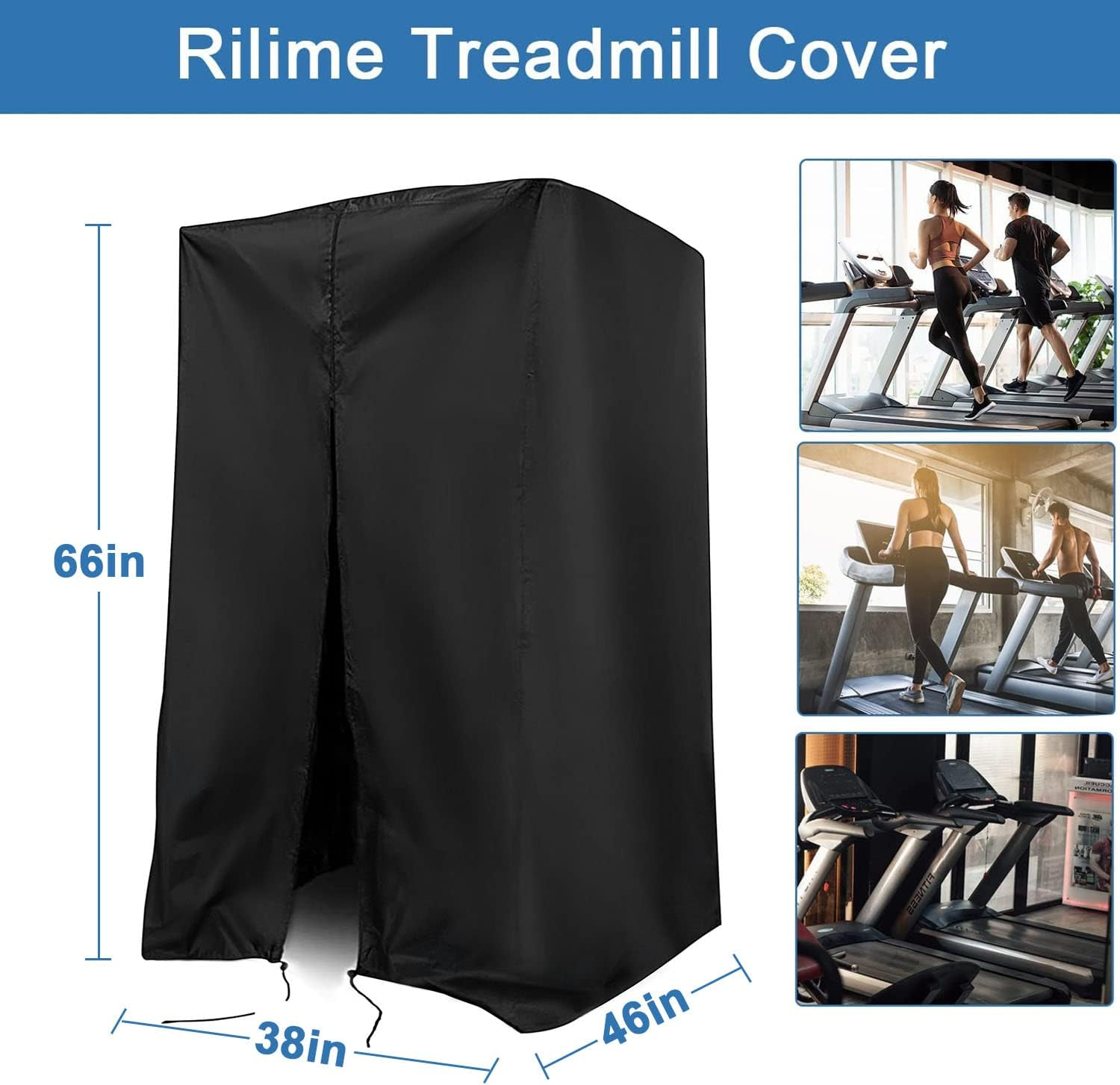 Treadmill Cover,Cover for Home Folding Treadmills image number 6