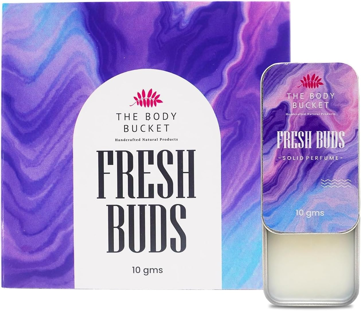 MANTRAMART FRESH BUD Solid Perfume Balm 10G &ndash; Alcohol-Free Fragrance | Compact Pocket Size | Smooth Balm Application | Handmade Perfume | Unisex Gift Option image number 3