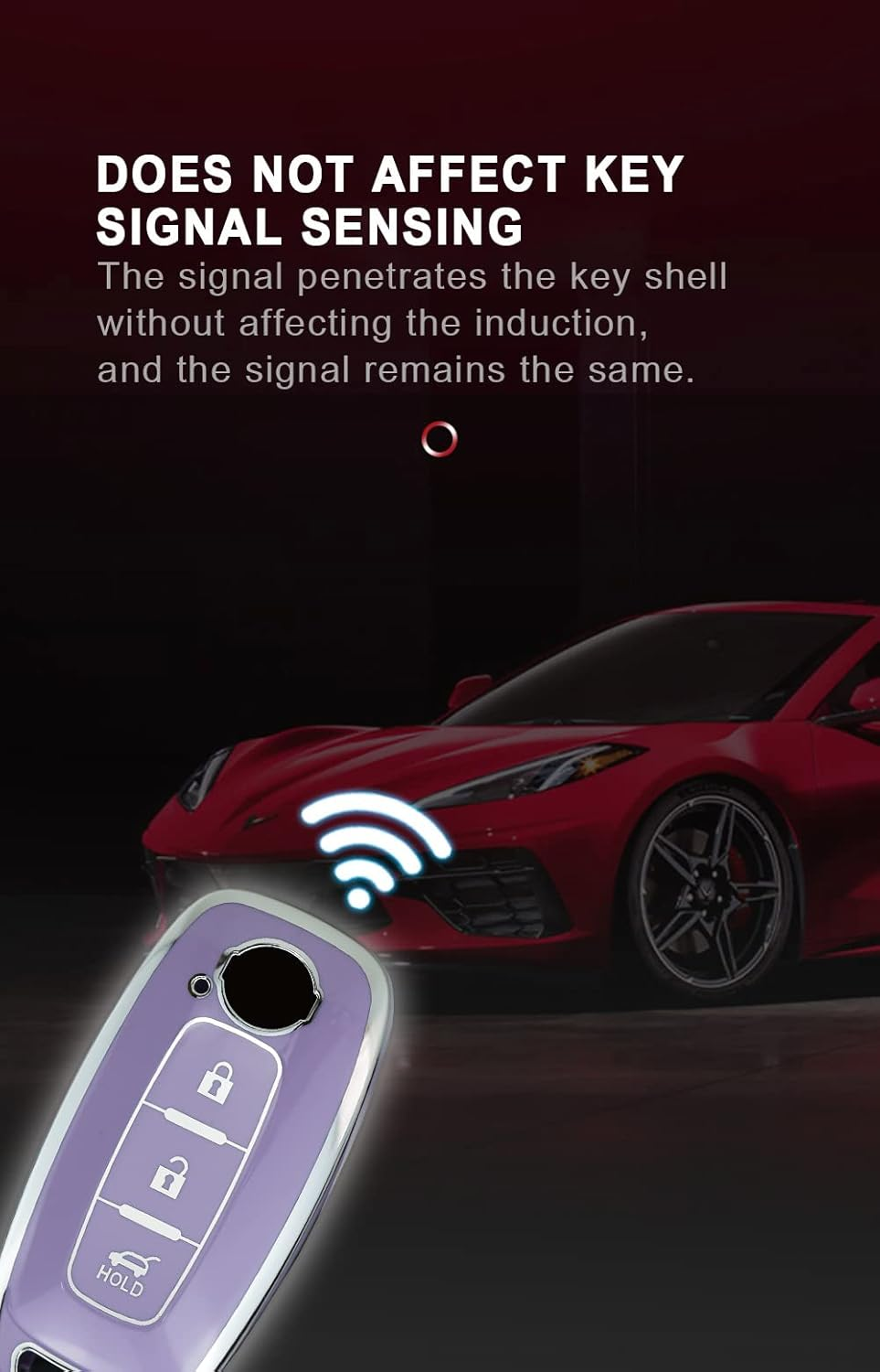 Ontto TPU Car Key Case Fit for Nissan Qashqai Altima Teana Ariya X-Trail T33 Qashqai J12 2022 2023 Smart Key Box Key Shell Key Holder Keychain Accessories Protector 3 Button - A-White image number 6