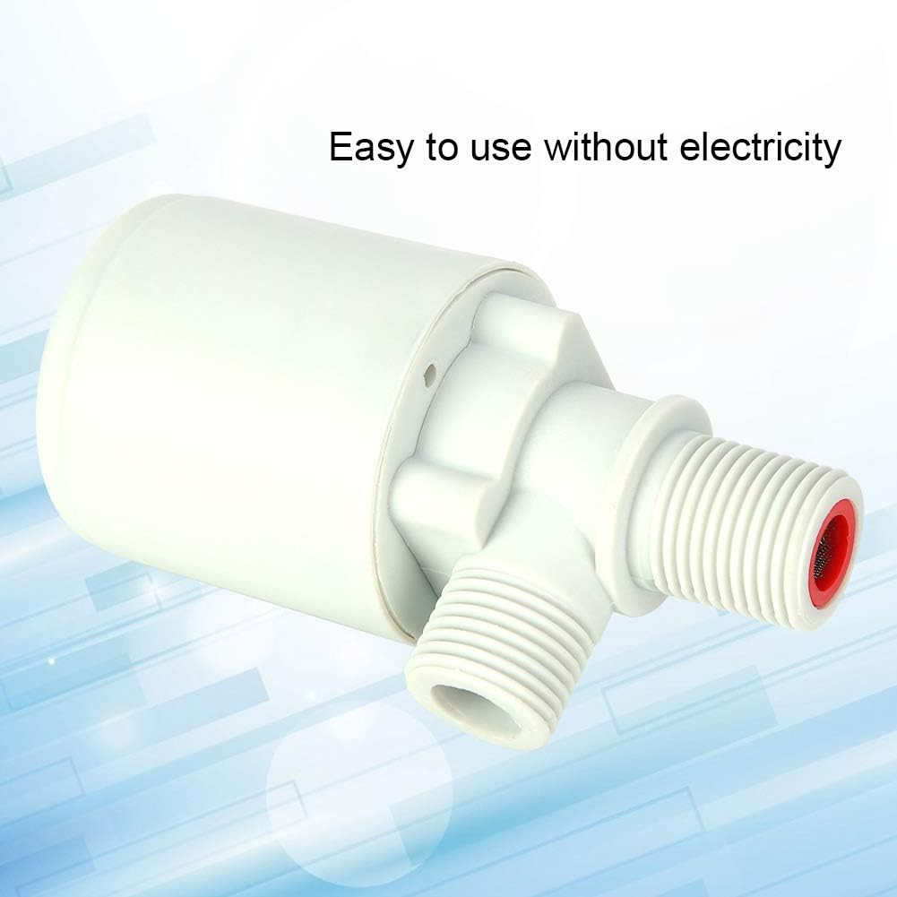 Automatic Small Size Strong Beautiful Appearance Plastic G1/2In Float Valve, Floating Ball Valve, for Water Tank image number 1