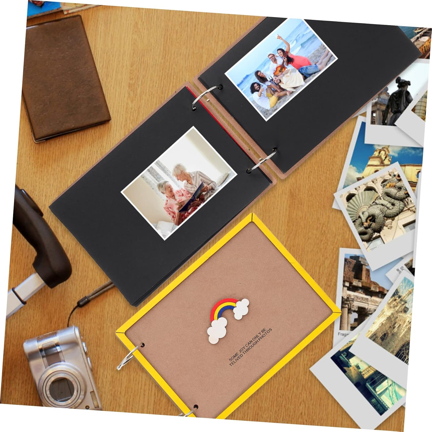 Photo Album Storage Book Photo Album Scrapbook Adhesive Pages Creative Diy Picture Book for Memory Keeping image number 5