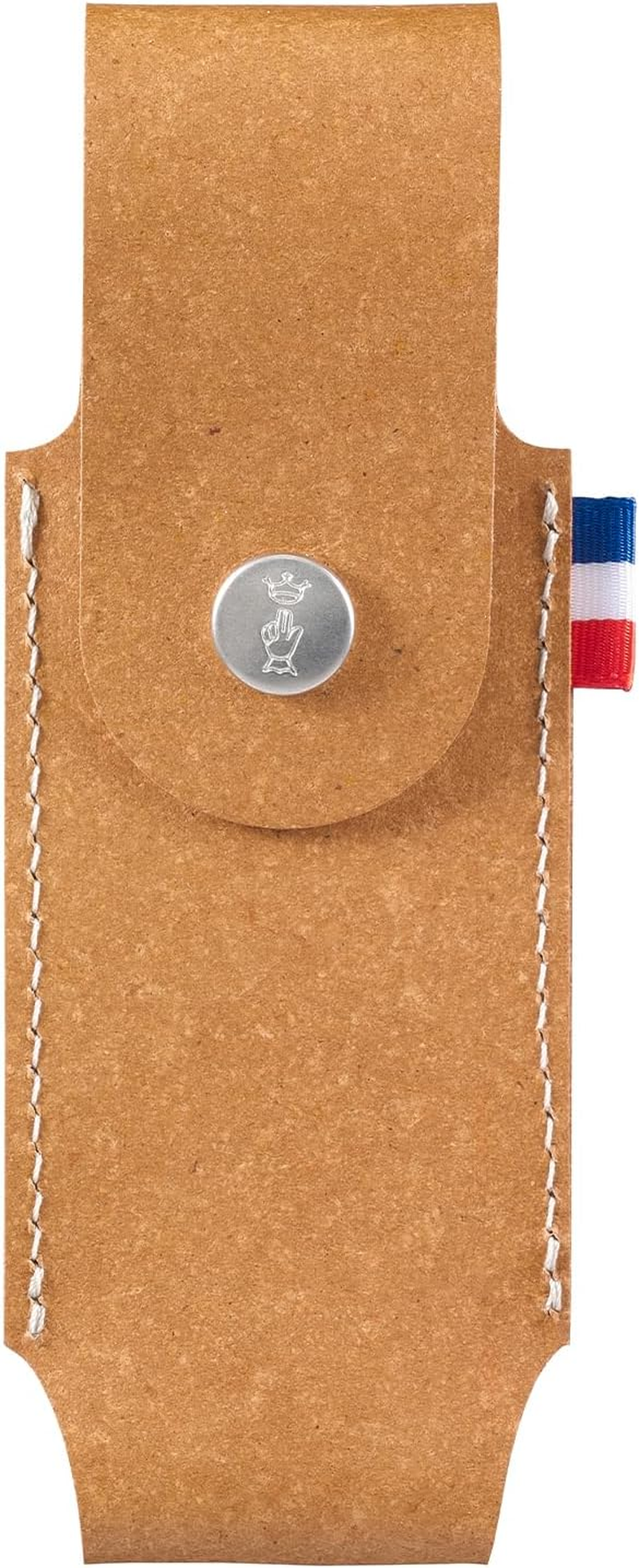 OPINEL Minimalist Regenerated Leather Knife Case - Brown - Sustainable Case N&deg;07, N&deg;08, N&deg;09 & Effil&eacute; 8/10 image number 1