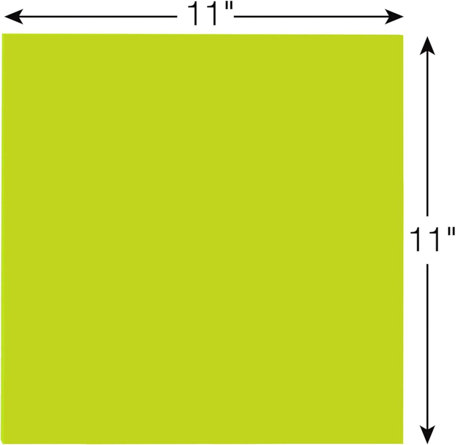 Post-It Super Sticky Big Notes, 11 in X 11 In, 1 Pad, 2X the Sticking Power, Neon Green (BN11G) image number 1