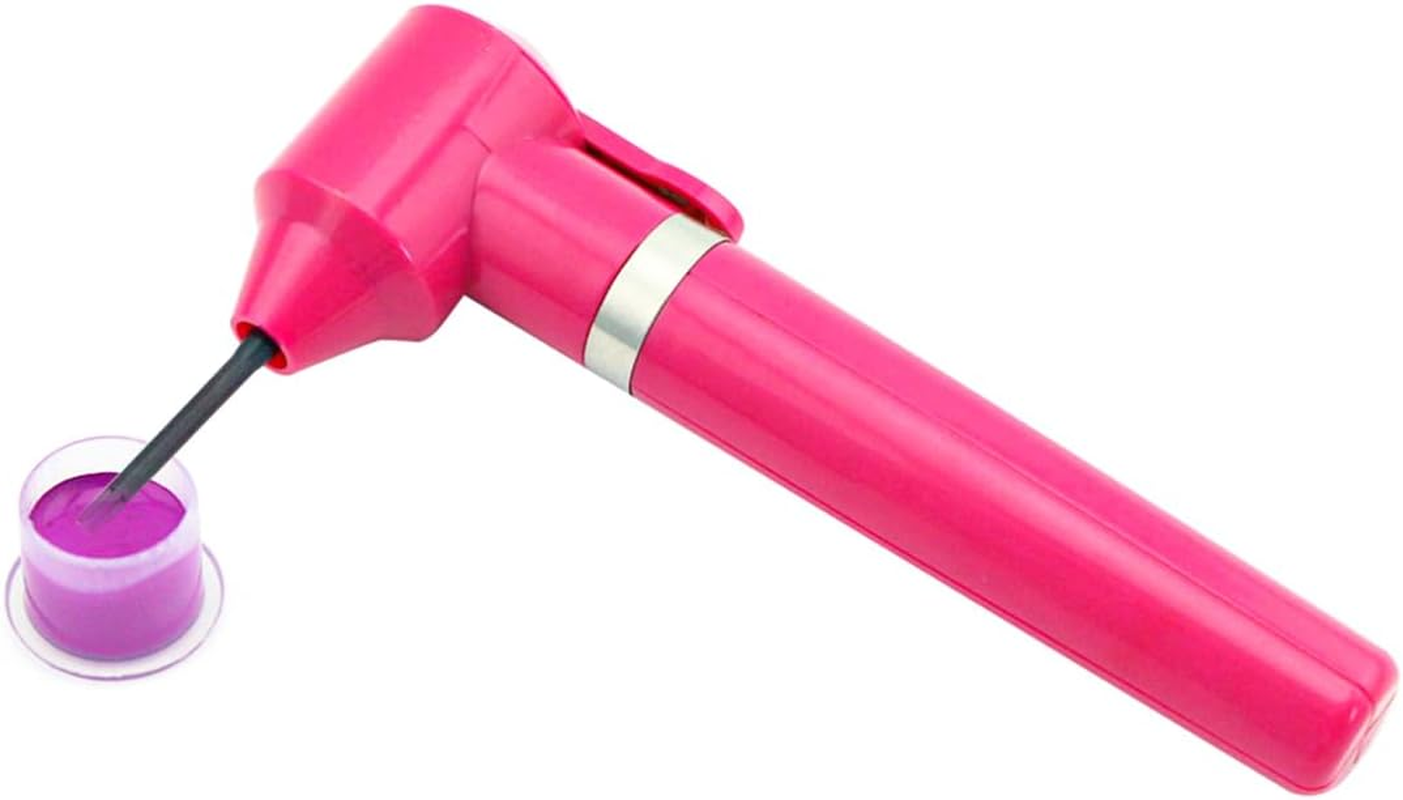 NUZAMAS Tattoo Pigment Mixer with 50Pcs Mixing Sticks Machine Makeup Eyebrow Color Ink Agitator Machine for Microblading Tattoo Supplies (Red)