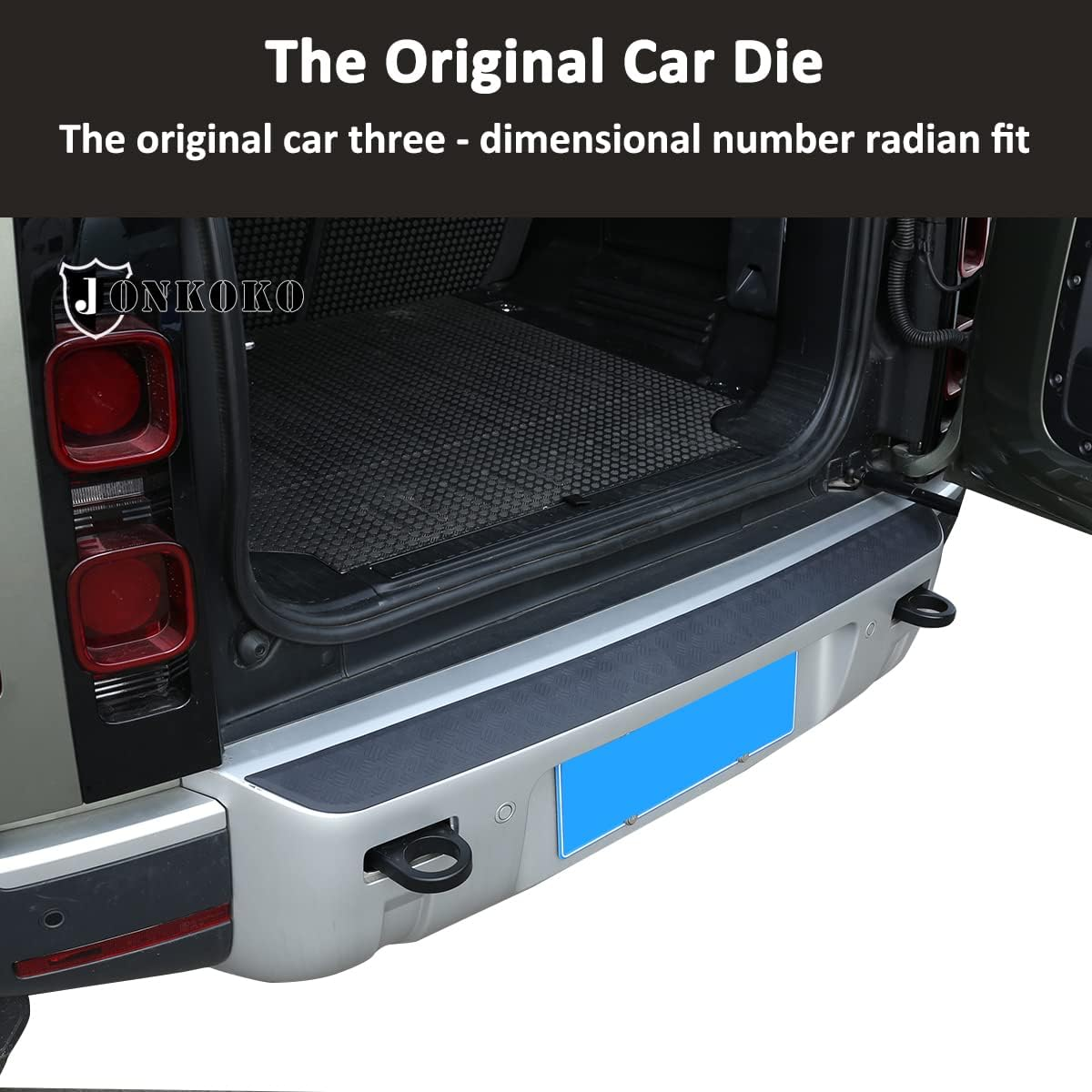 YIWANG for Land Rover Defender 90 110 2020-2024 Car Styling ABS Black Car Rear Bumper Plate Cover Trim Stickers for Defender Auto Accessories (ABS Black) image number 6