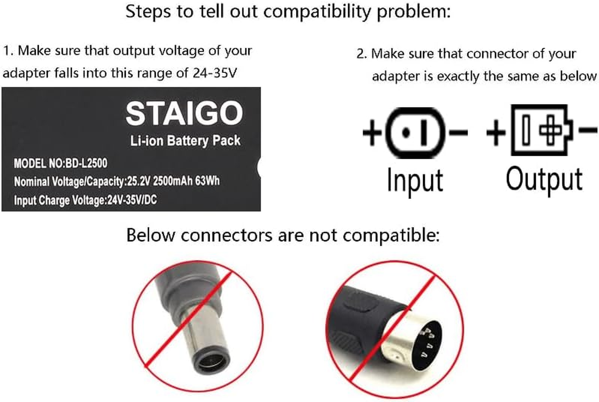 STAIGO Wireless Battery Set for Power Recliner-Reclining Sofa-Lift Chair-Reclining Furniture-For Electric Motion Furniture for Okin-Limoss-Lazboy-Berkline-Med (With Charger/Battery Pack) image number 4