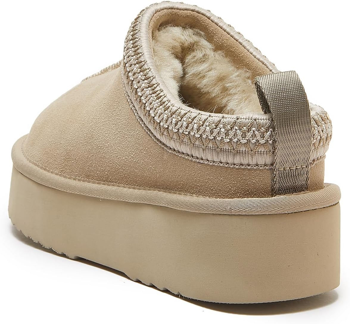 Cooper Platform - Men'S Women'S Unisex 4Cm Platform Slip-On Slipper - Australian Merino Sheepskin image number 1