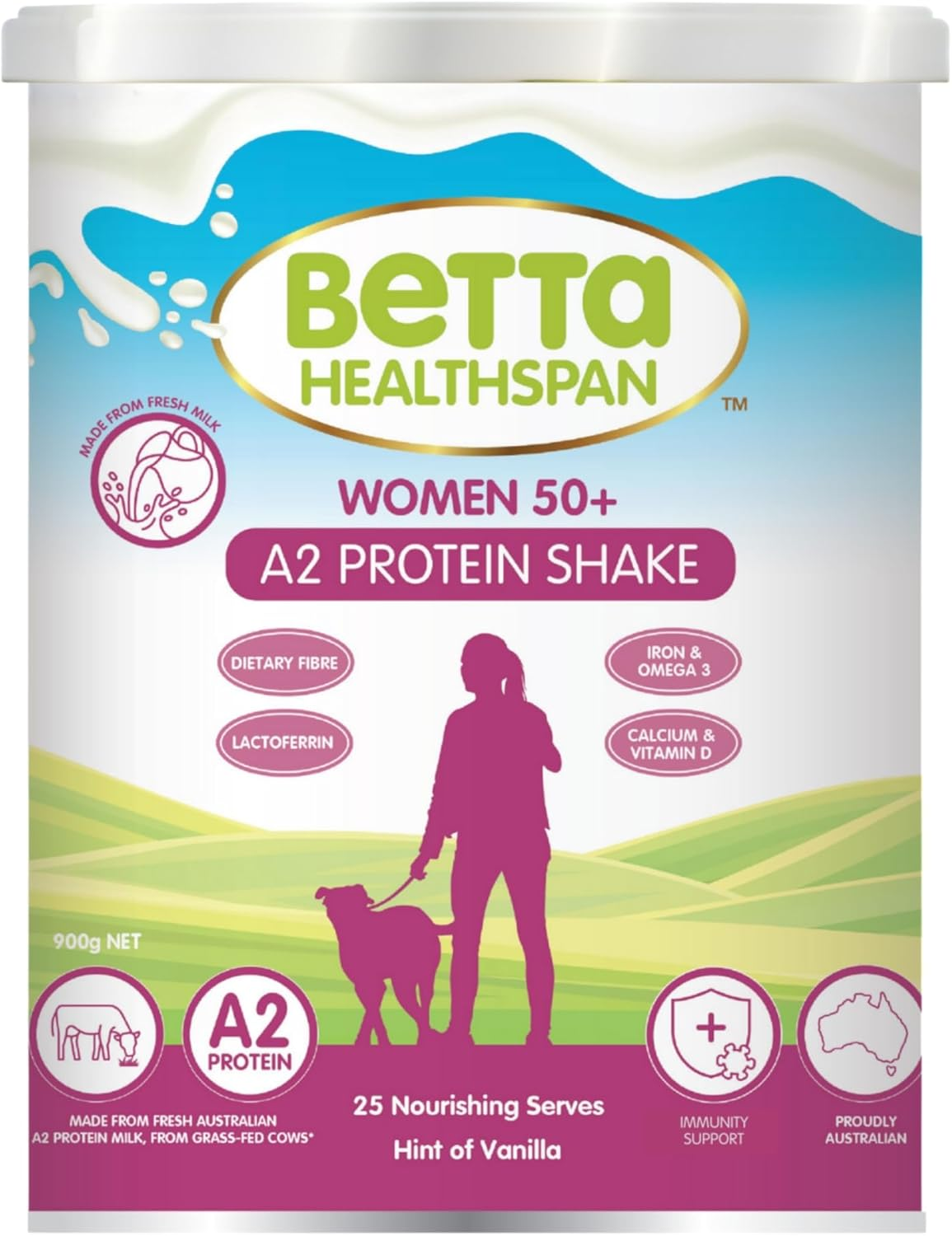 Betta Healthspan Women 50+ A2 Protein Shake image number 2