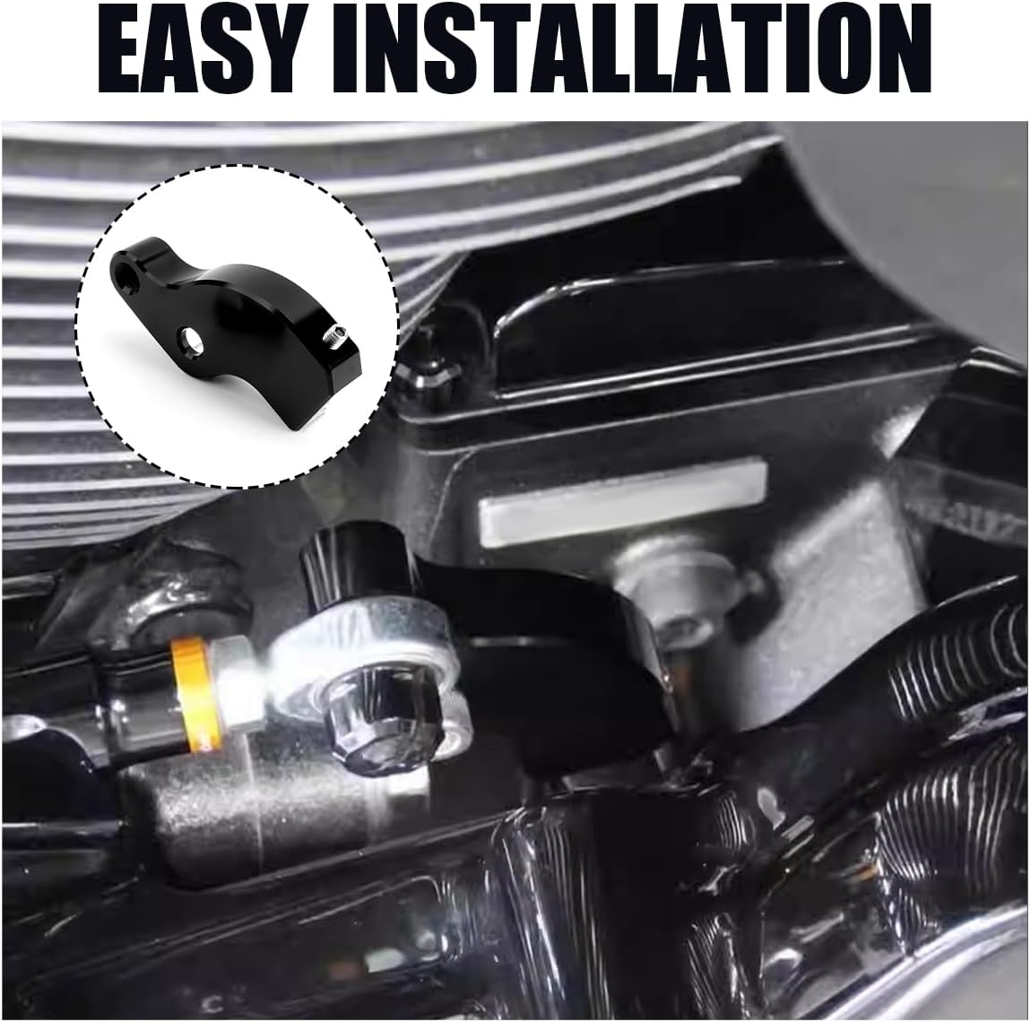 Jerbor Motorcycle Neutral Shift Assistant for Harley Touring Softail 2018-Up, Durable Aluminum Alloy Neutral Shift Auxiliary Bracket Mount, Easier by 20% Neutral Shift Gear for Harley Accessories image number 4