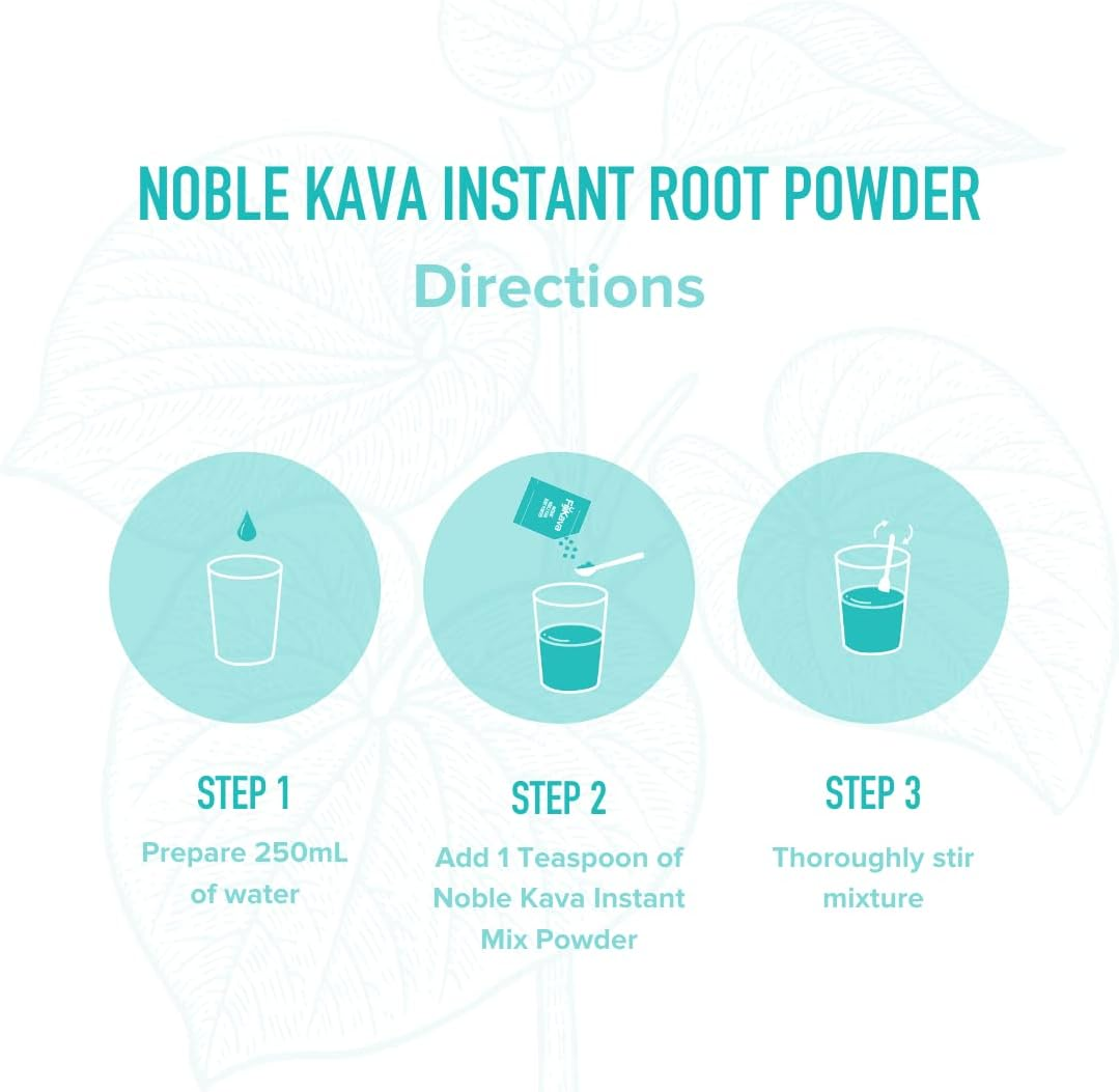 Fijikava Micronized Noble Kava Instant Extract Powder from 100% Certified from Fiji - Promotes Restful Sleep, Supports Relaxation; Calms & Soothes the Nerves, Instant Kava Powder (50G) image number 3