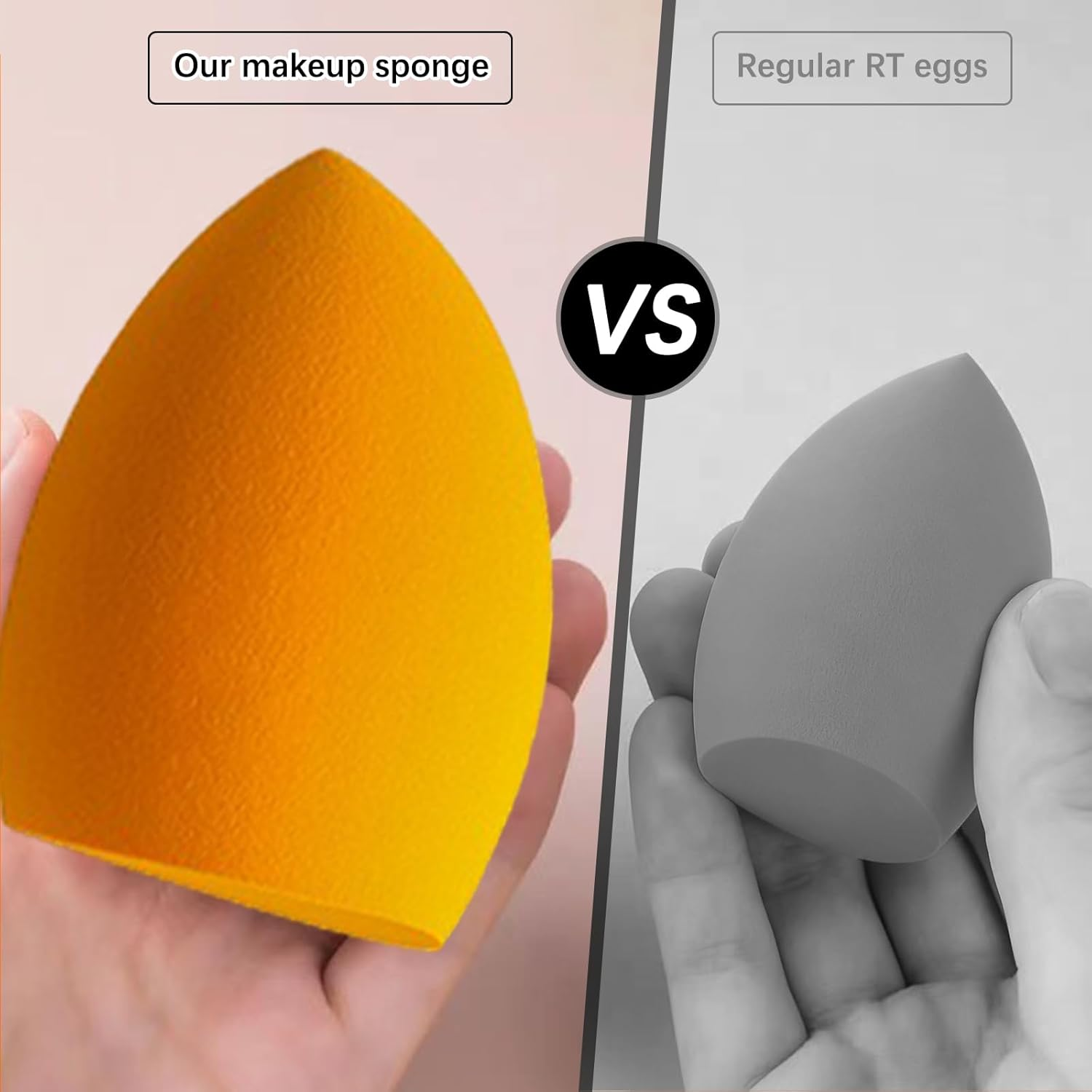 BGENHPON Makeup Sponges Blender Set Professional Beauty Sponge - Foundation Blending Blender for Liquid Powder Sunscreen and Cream with Beauty Blender Make up Sponge for Professional Makeup Application image number 6