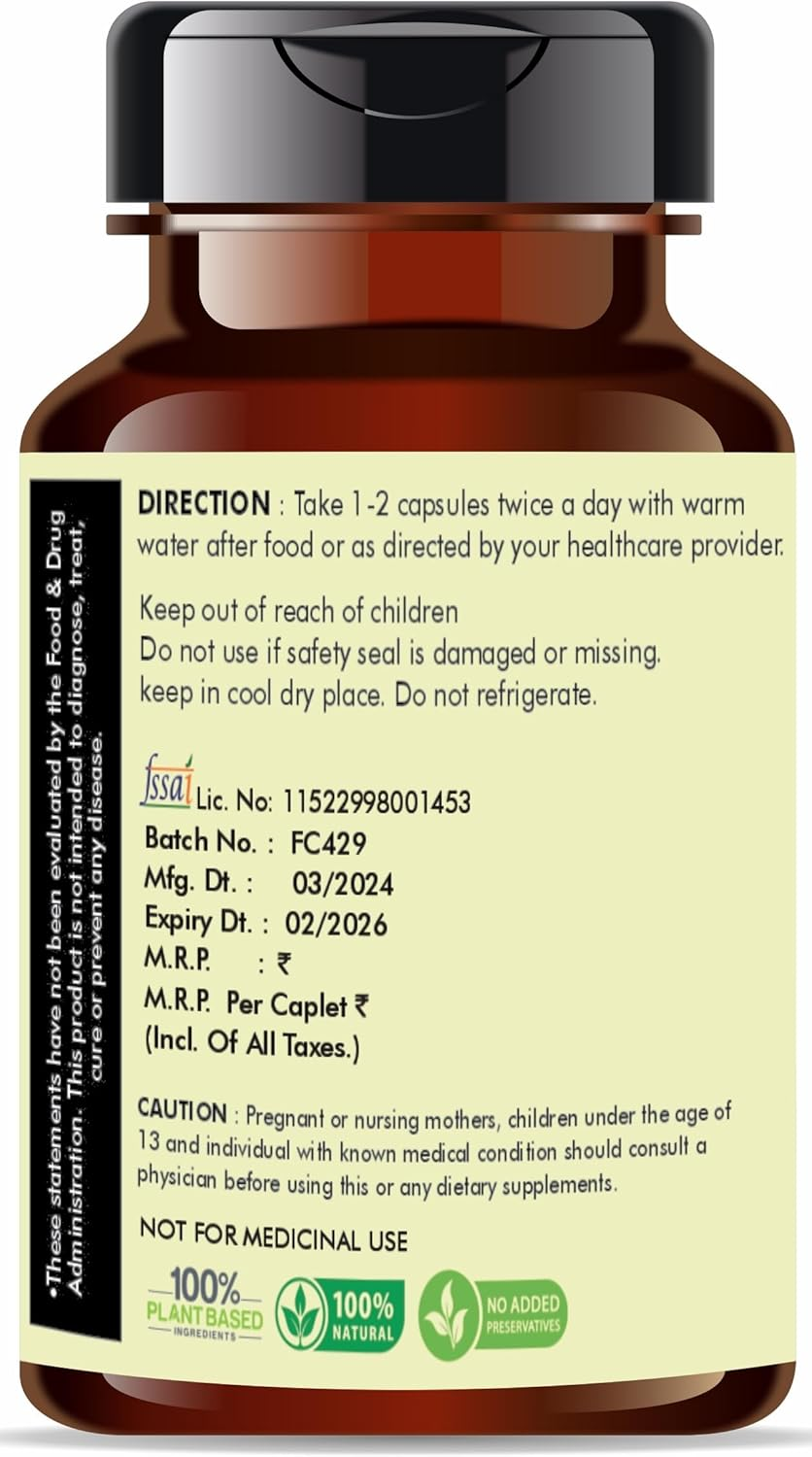 Garlic Extract 500Mg - 60 Vegetarian Capsules|Allium Sativum| All Natural | 100% Vegan | Gluten-Free | GMP Certified image number 2