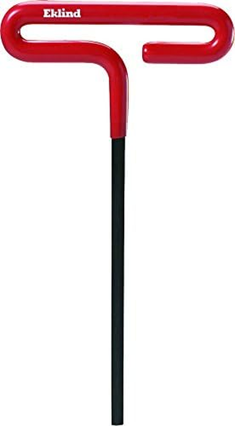 EKLIND 53168 Cushion Grip Hex T-Key Allen Wrench - 8Pc Set SAE Inch Sizes 3/32-1/4 (6In Shaft) image number 4