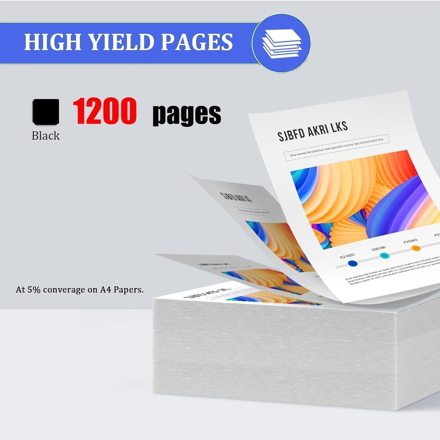 TN2530 TN2530XL Toner Cartridge Compatible with Brother MFC-L2880DWXL, MFC-L2920DW, DCP-L2640DW, HL-L2480DW, HL-L2464DW Printer (2Black)