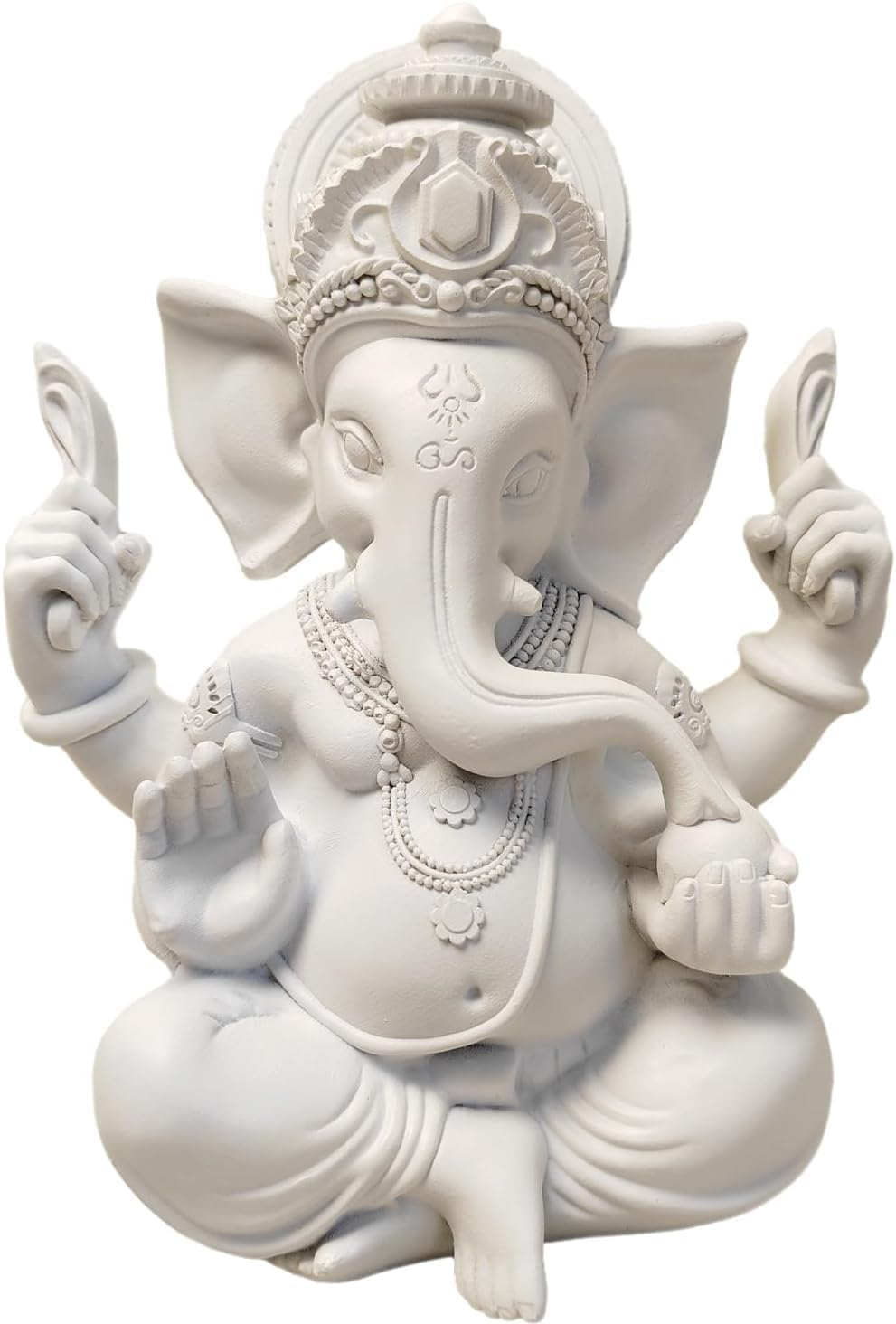 Indian God Lord Ganesha Statue,Hindu Elephant Statue Ganpati Idol Buddha Sculptures,Hindu Gift,Home Temple Mandir Meditation Yoga Room Decor 7.87"(Sandstone) image number 4