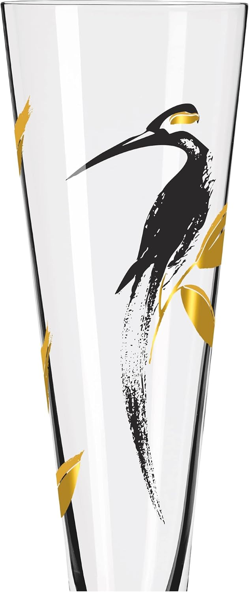 RITZENHOFF Goldnacht No. 21 1071021 Champagne Glass 200 Ml Elegant Designer Piece with Real Gold Made in Germany image number 3