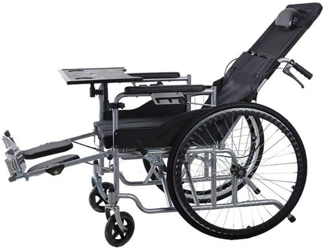 AIMALL Plastic Dining Table Tray for Wheelchairs, Disabled Patients, Elderly Walkers - Set Plates, Cup Holders, and More image number 5