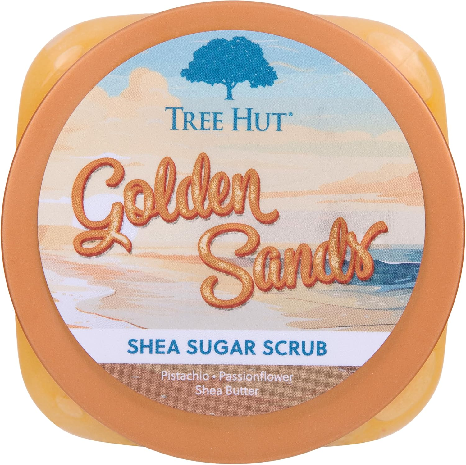 Tree Hut Golden Sands Shea Sugar Scrub, Exfoliating, Hydrating & Moisturizing Body Scrub with Shea Butter & Nourishing Essential Oils, Smooth & Soften Skin, 18 Oz image number 3