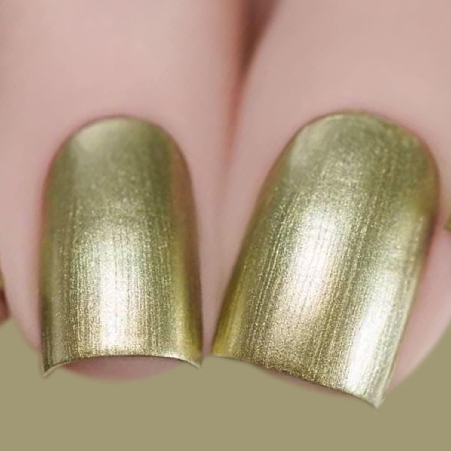 Vishine 16Ml Mirror Metallic Gel Nail Polish, Bright Colorful Gel Polish for Nail Art, Long-Lasting Mirror Effect Gorgeous Reflective Manicure Nail,Golden M173 image number 6