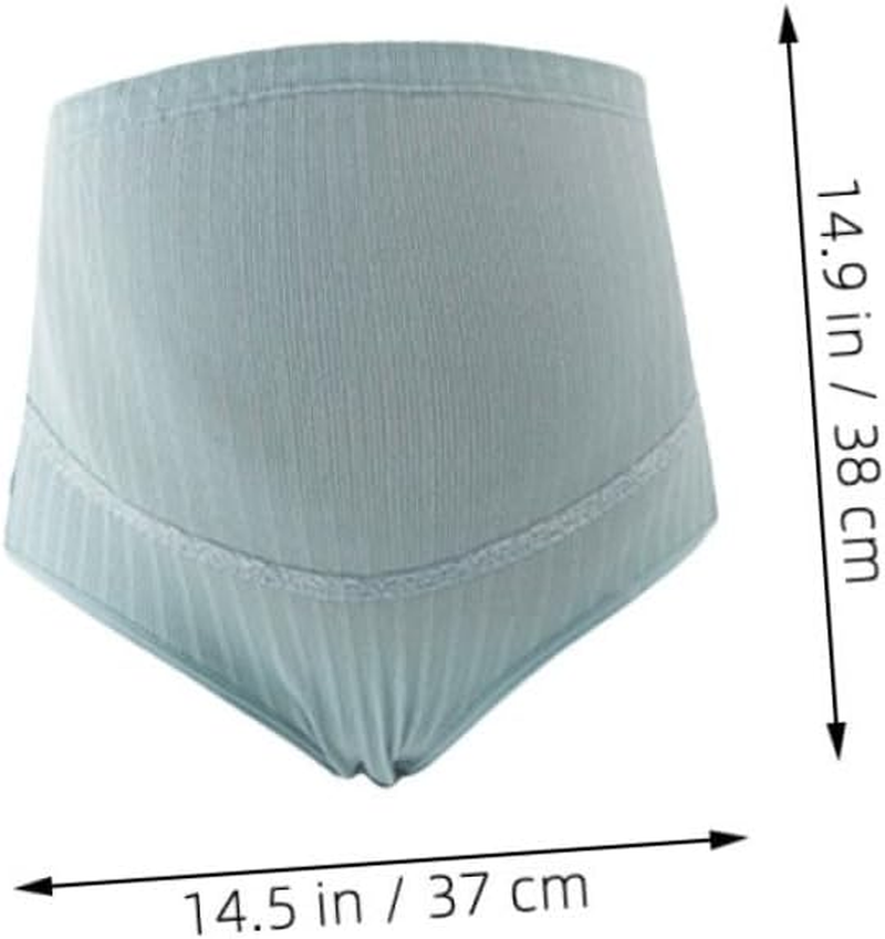 SAFIGLE High Waist Cotton Maternity Panties Adjustable Stomach Lift Nursing Underwear for Pregnant Women Comfortable Stretchy Breathable Support image number 5
