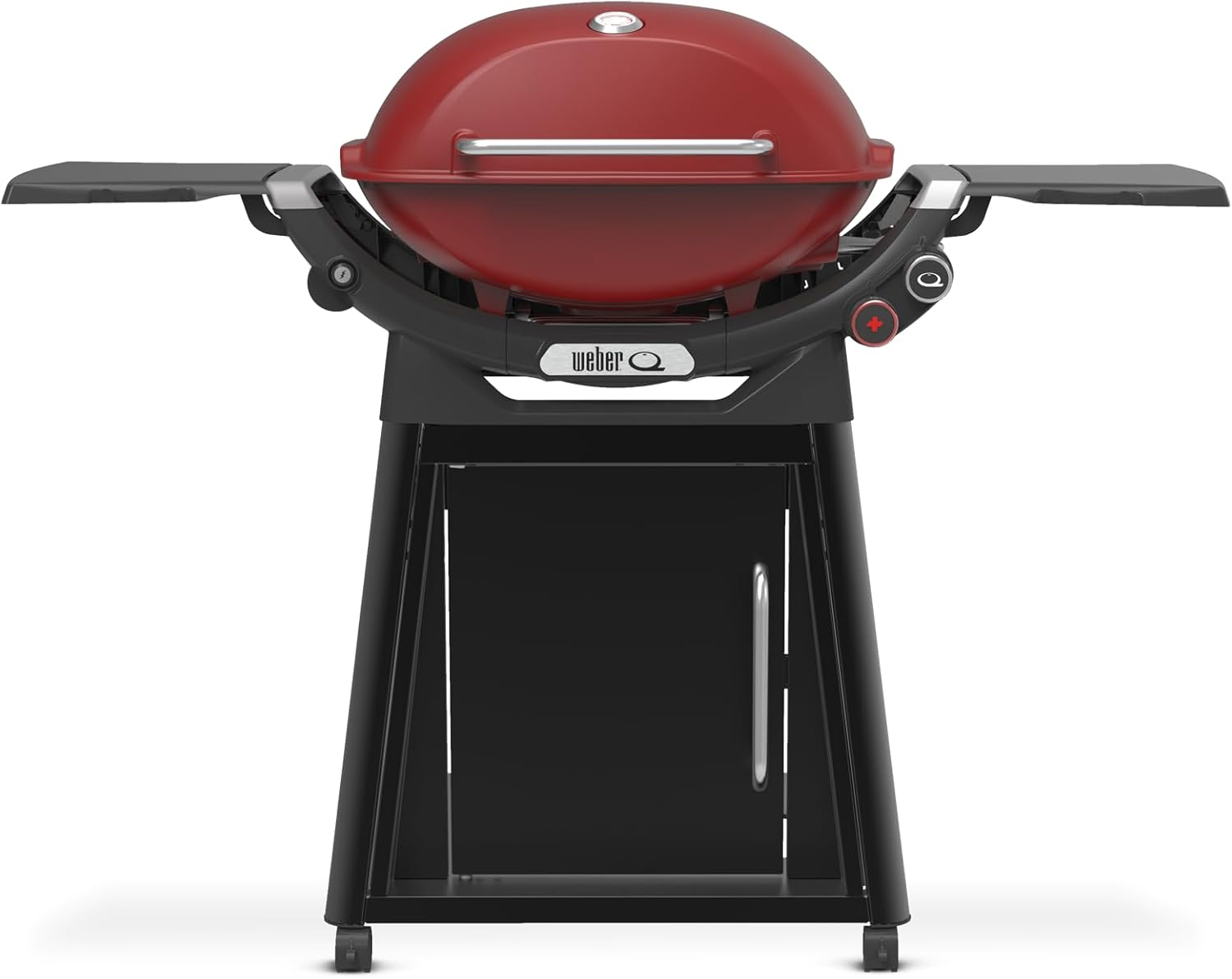 Weber Family Q+ Premium Gas BBQ (Q3200N+ - Latest 3Rd Generation) - LPG Flame Red