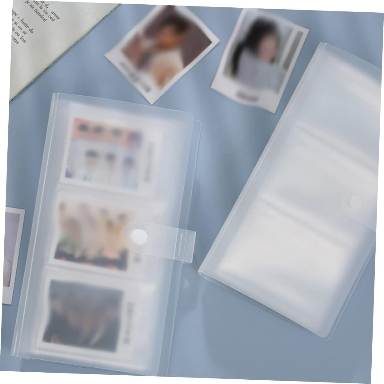 2Pcs Transparent Photo Album Book Multi Functional Card Storage for Tickets Photos Postcards Card Capacity Keepsakes Organizer for Memories and Special Moments image number 6
