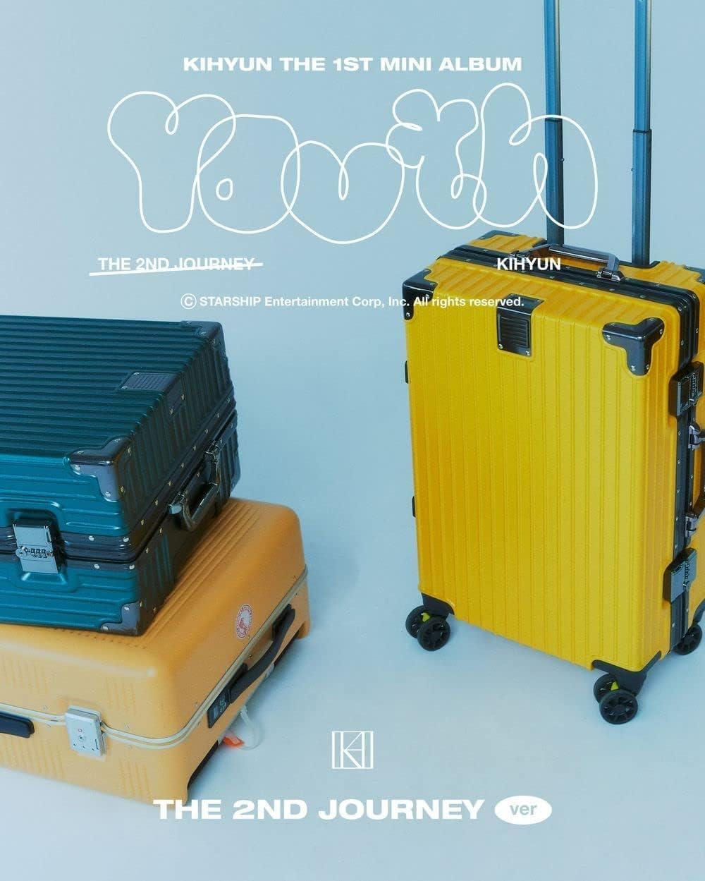 KIHYUN YOUTH 1St Mini Album Jewel Version 3 Version SET Cd+1P Mini Poster on Pack+16P Photobook+1P Photocard+Tracking Sealed