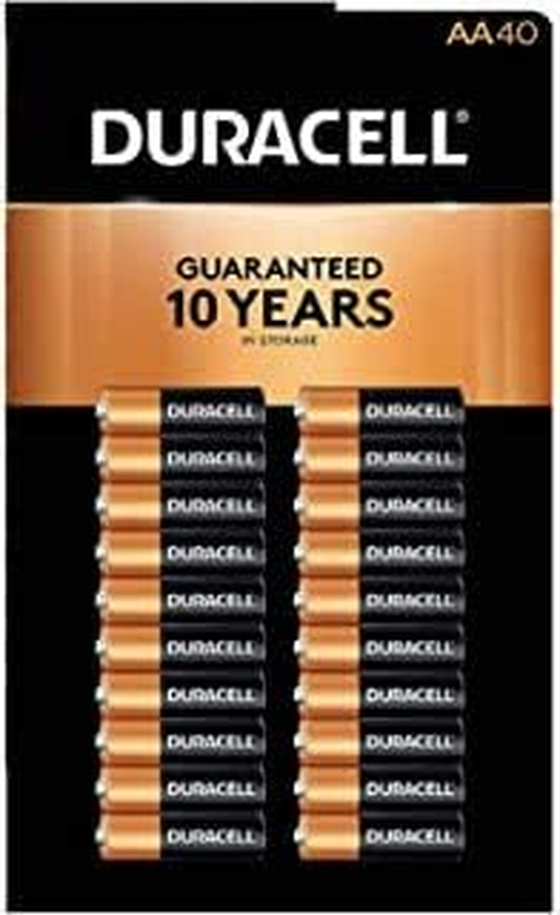 Duracell MN1500 Duralock Copper Top Alkaline AA Batteries - 40 Pack Size: Alkaline Coppertop AA - 40 Count, Model: MN1500, Electronics & Accessories Store image number 1