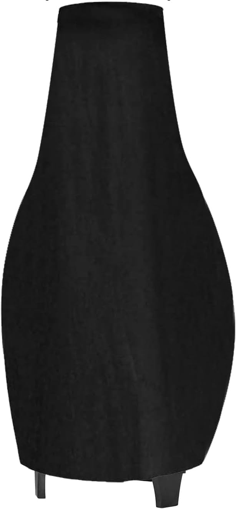 LARGE SIZE Outdoor Chimney Protective Cover Patio Furniture Covers, Patio Chiminea Caps, Protective Chiminea Covers, Weather Resistant Fire Pit Heater Cover (Black, 59X31X12Inch) image number 1