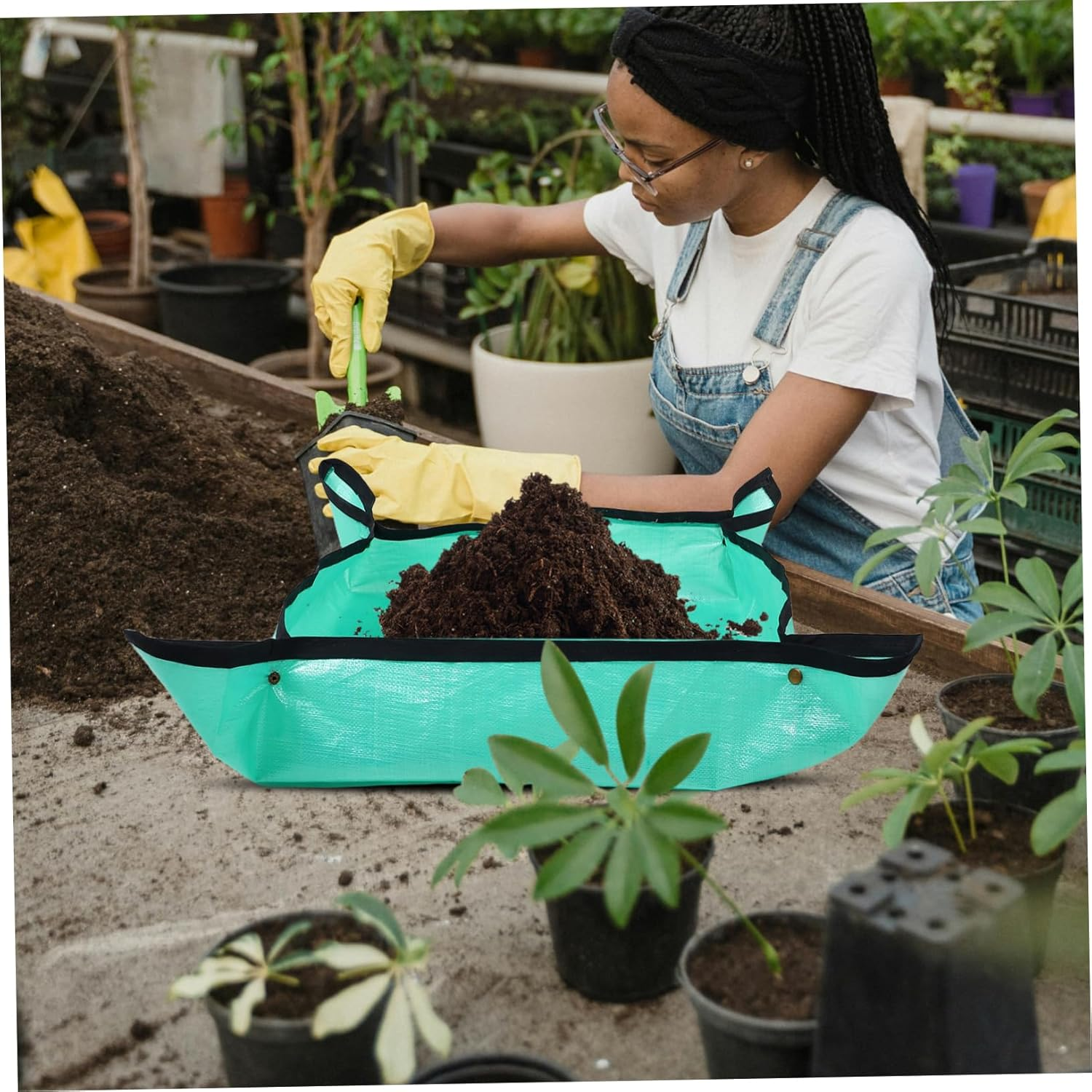 CIYODO Indoor Plant Gardening Mat Waterproof Potting Pad for Succulent Transplanting Retention image number 6