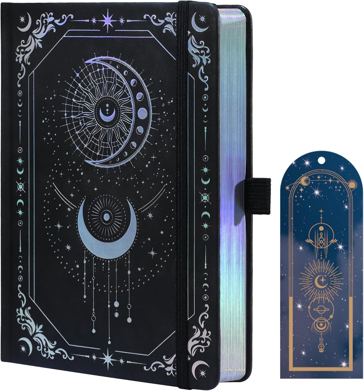 TIEFOSSI Bullet Dot Journal, 160Gsm 190 Numbered Pages, Diary for Work & Sketching, A5 Hardcover Leather Journal for Writing Women Men