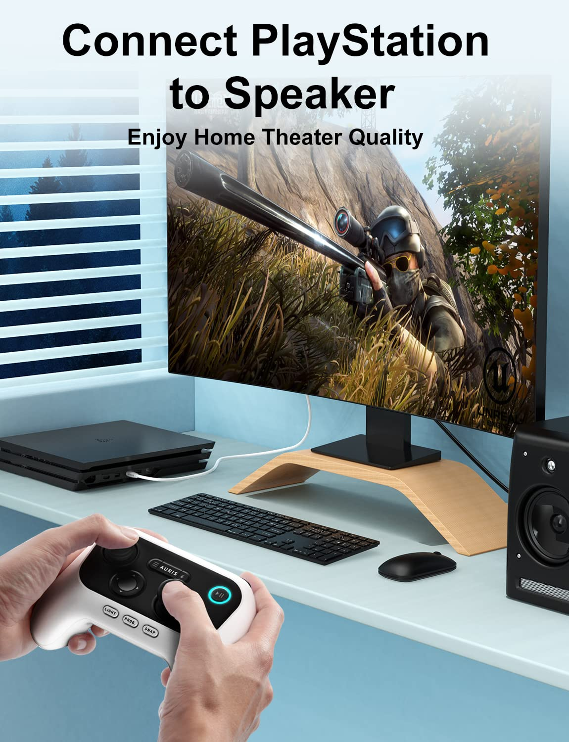 VANAUX White Optical Audio Cable, Digital S/PDIF Toslink Optical Cable Fiber Optic Cable for Home Theater, Sound Bar,Tvs/Amplifiers/Hi-Fi Systems (16.5Ft/5M-White) image number 2