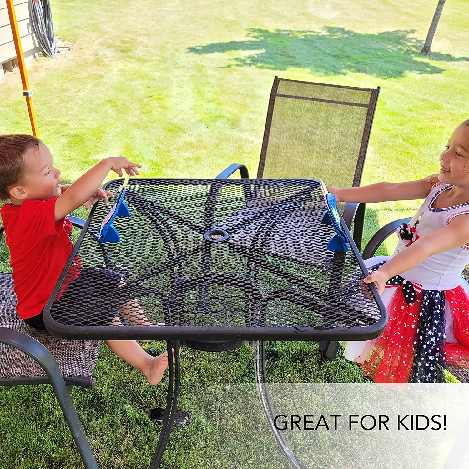 Lotfancy Playing Card Holder for Kids Seniors, Plastic Hands Free Cards Holders for Canasta, Poker Parties, Family Card Game Nights image number 4