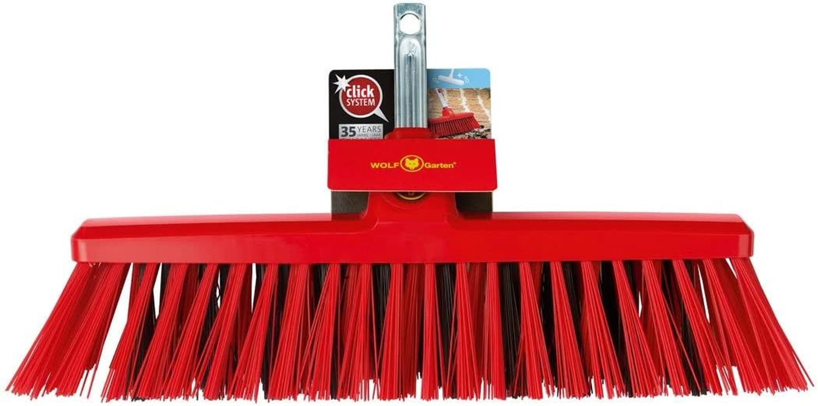 WOLF Garten B 400 M Street Broom, Red, 37 Cm