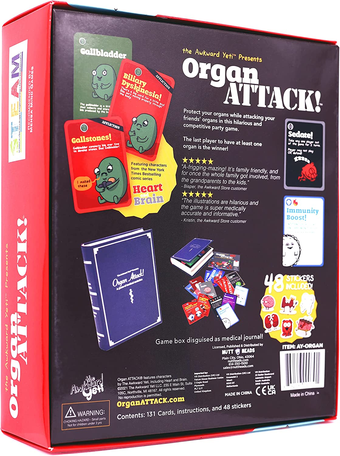 The Awkward Yeti Organattack Card Game image number 3