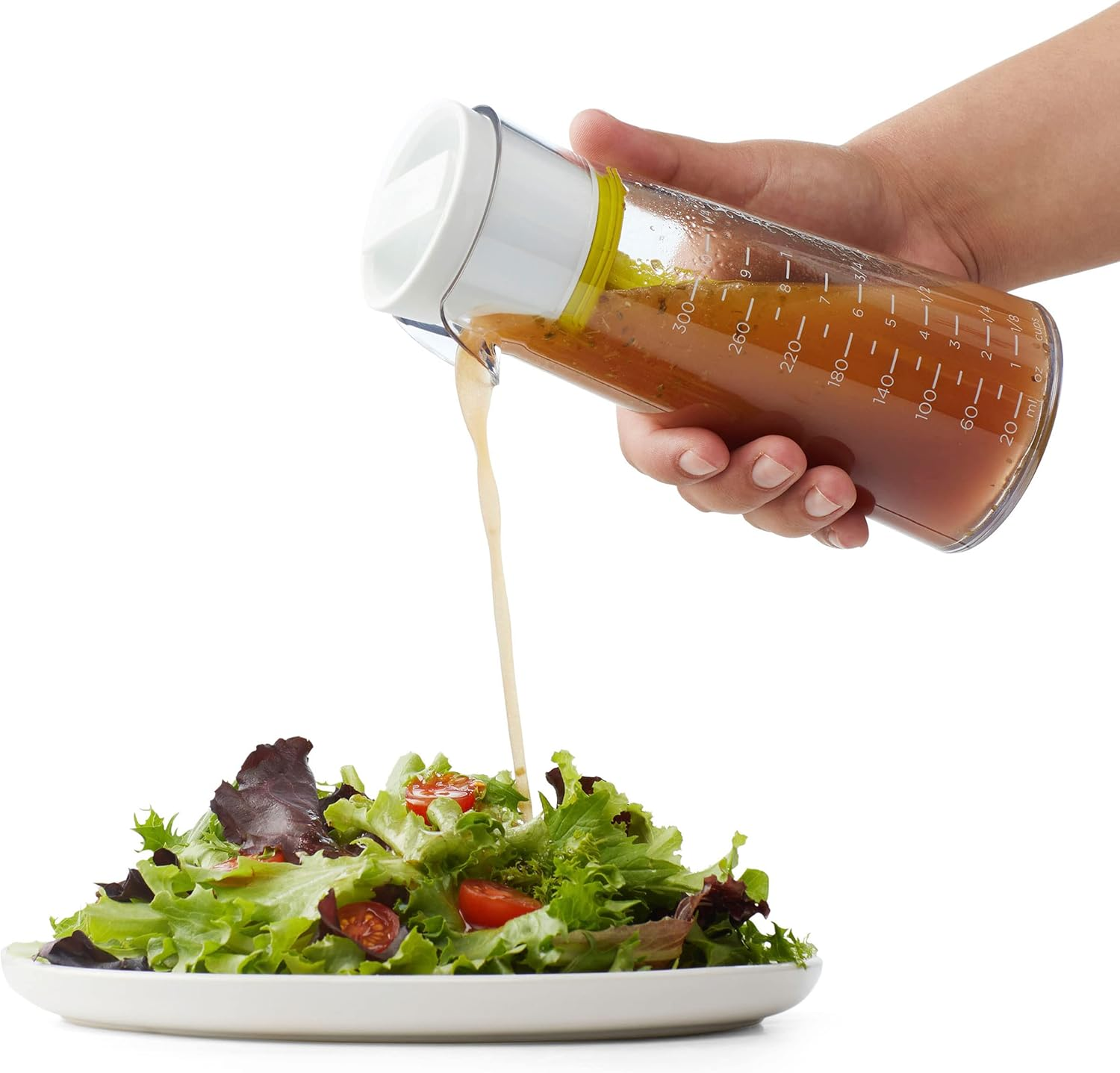 Chef'N 104-759-258 Emulstir Salad Dressing Mixer, One Size, Plastic, Arugula/Meringue image number 4