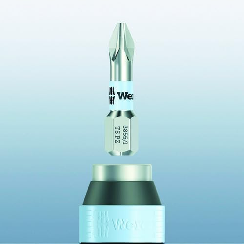 Wera 3816 R Bit Holding Screwdriver with Stainless Rapidaptor Quick Release Chuck, 1/4 in X 119 Mm Size