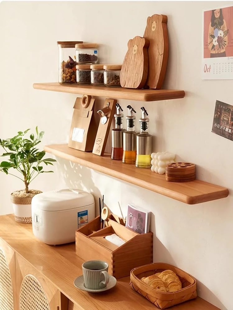 Shelf Bracket, 6 Pack 8 Inch Long L-Shaped Floating Shelf Bracket, Heavy Duty Shelf Bracket, 1/5-Inch Thick Metal Wall Shelf, 160 Lb Weight Capacity, Wood Shelf Support DIY Bracket (Matte Black) image number 4