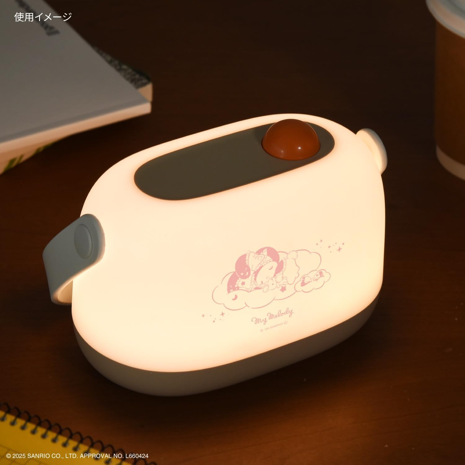 Gourmandies Sanrio Characters LED Room Light, My Melody SANG-520MM image number 1